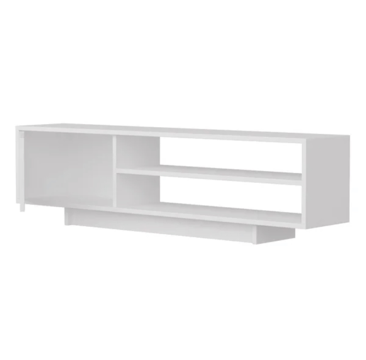 99% NEW TV stand/ media unit in white - photo 3