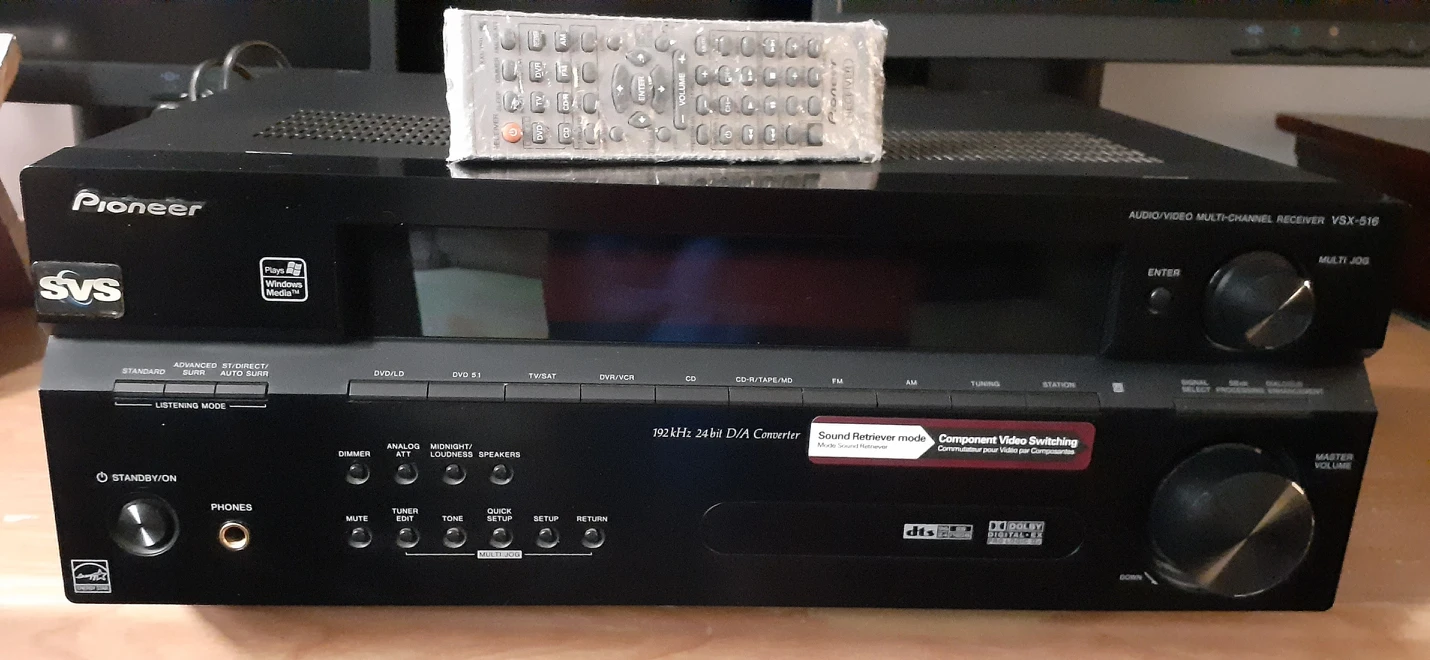 Pioneer VSX-516K Audio/Video Multi-Channel Receiver
