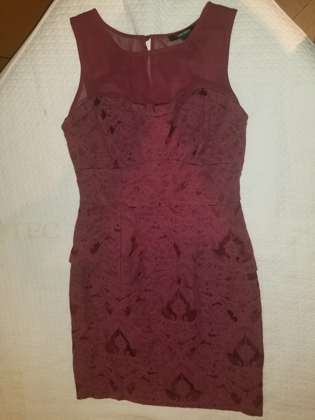 Beautiful Burgundy/Mahogany Dress thumbnail