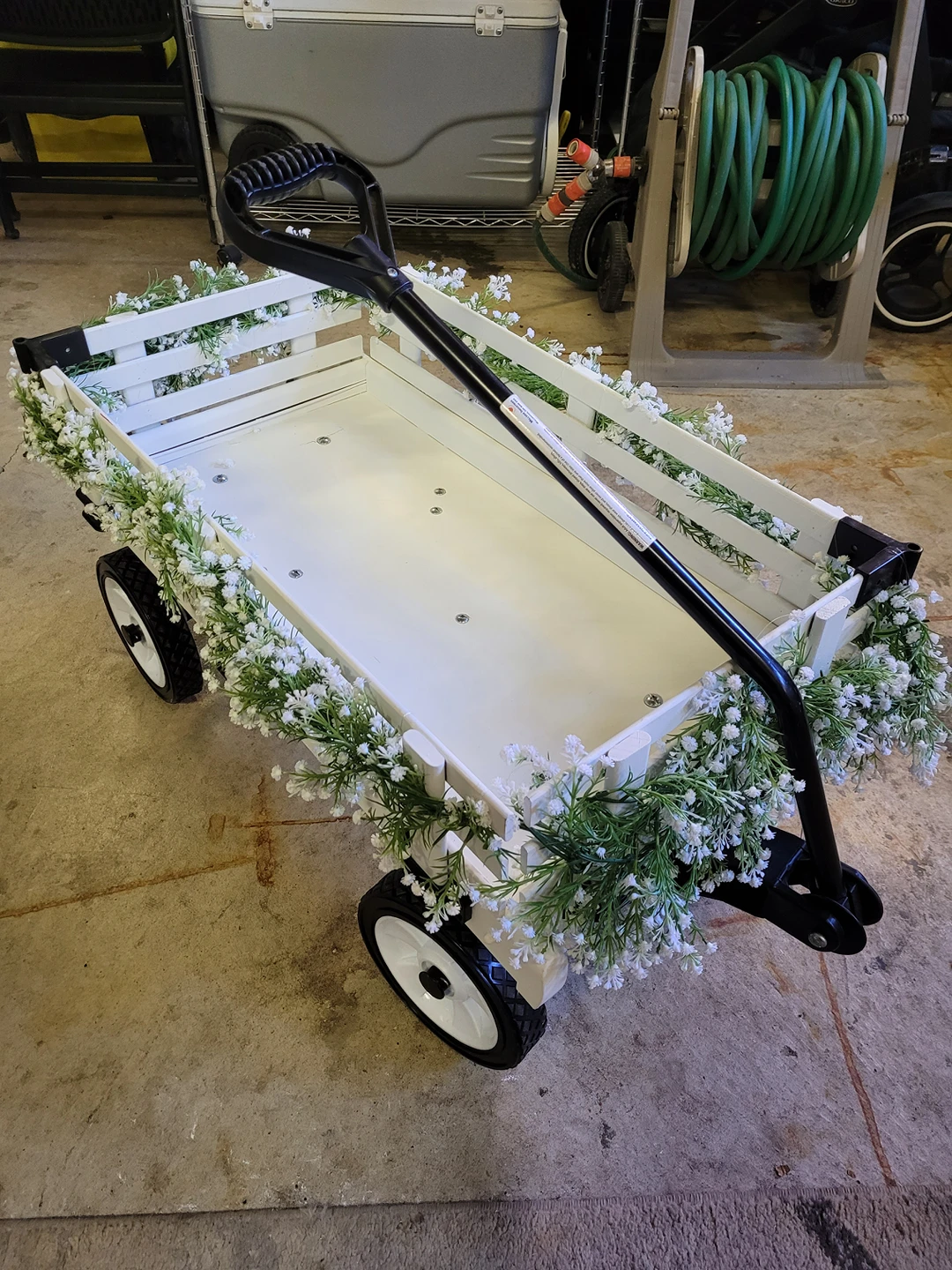 kids wedding  wagon