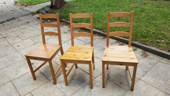 IKEA Dining Chairs. Set of Three for $70 only. image indicator(2)