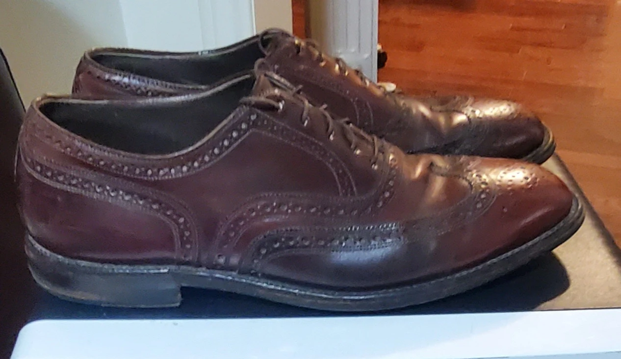 Men's VTG Johnston Murphy Crown Aristocraft  size 13 image indicator(3)