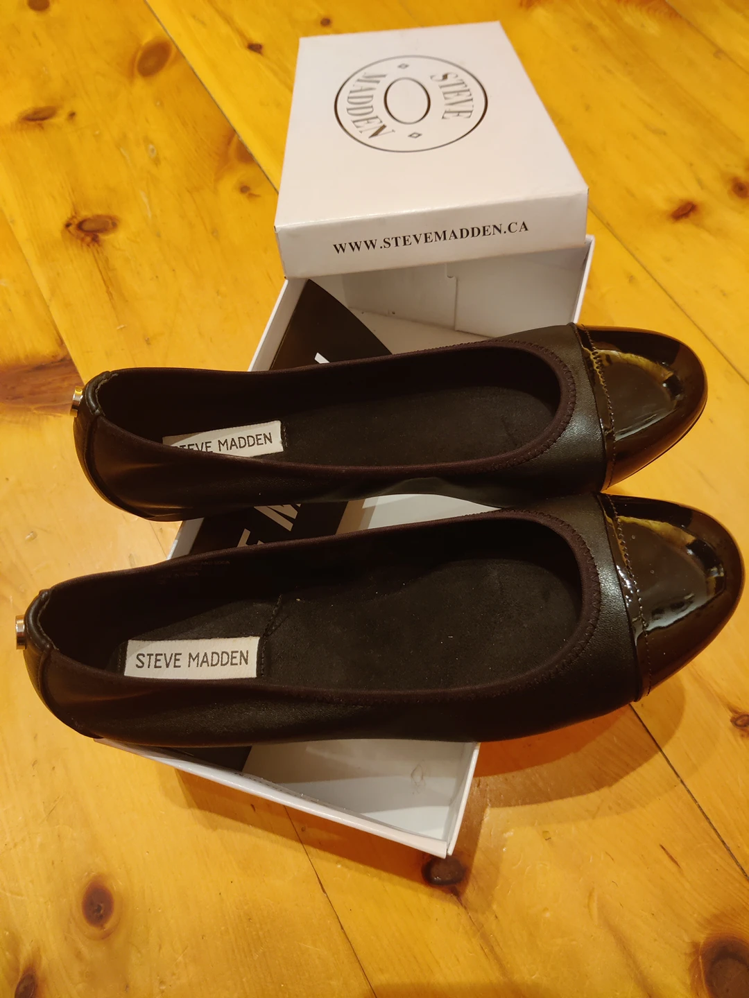 Black Flats Size 10