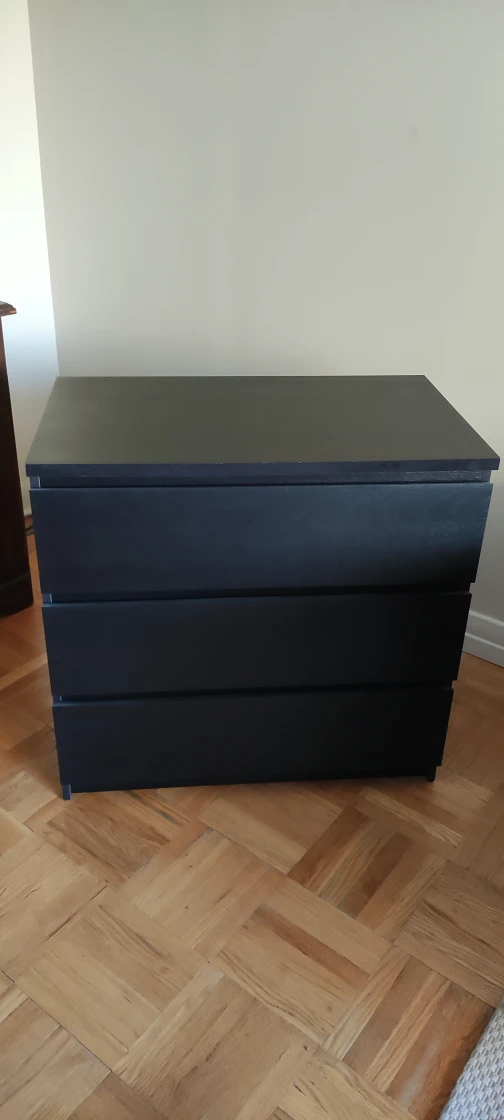 IKEA "Malm" 3 drawer dresser.