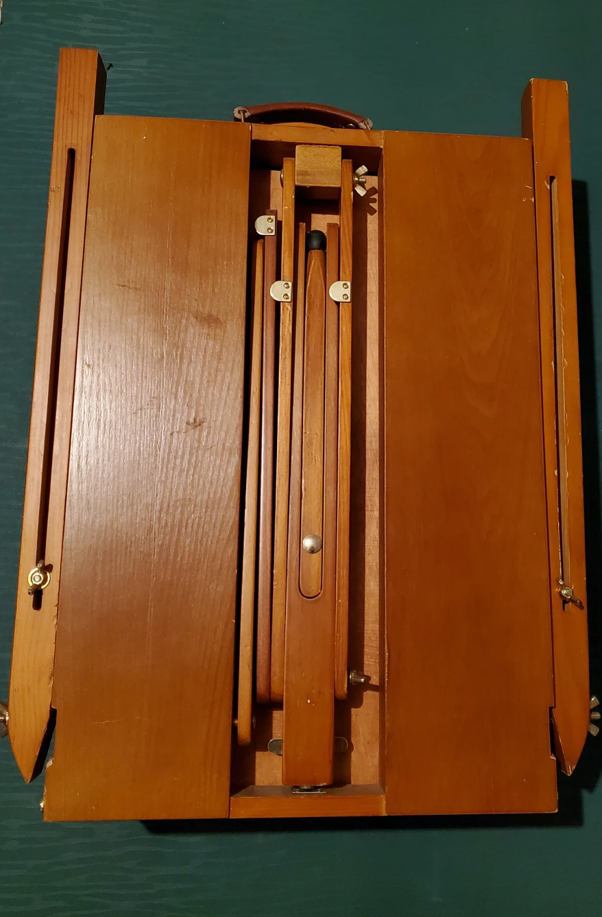 French Portable Adjustable Easle for artists 🎨 image indicator(2)