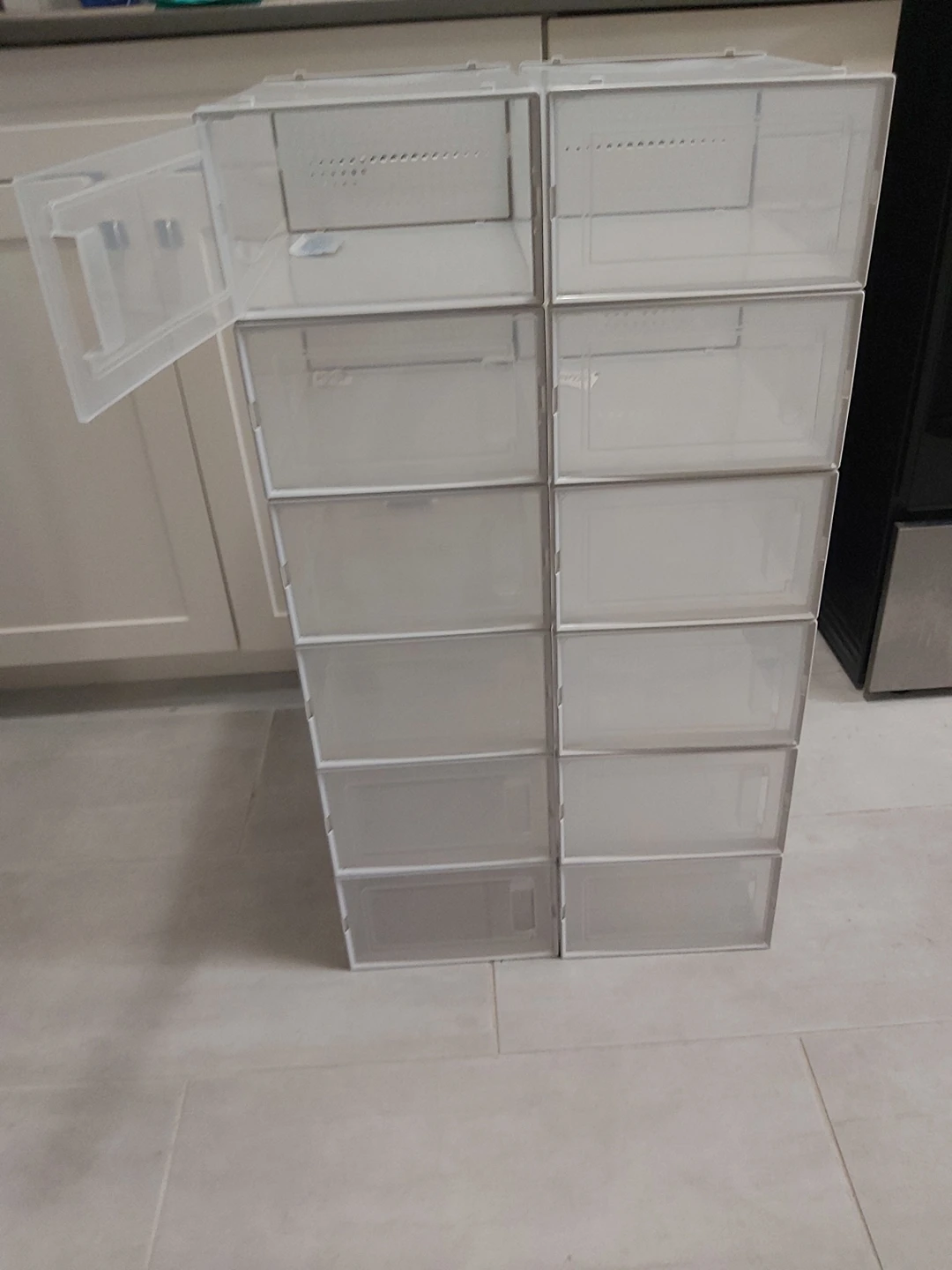 Stackable Shoe Storage Boxes (Set of 12) thumbnail
