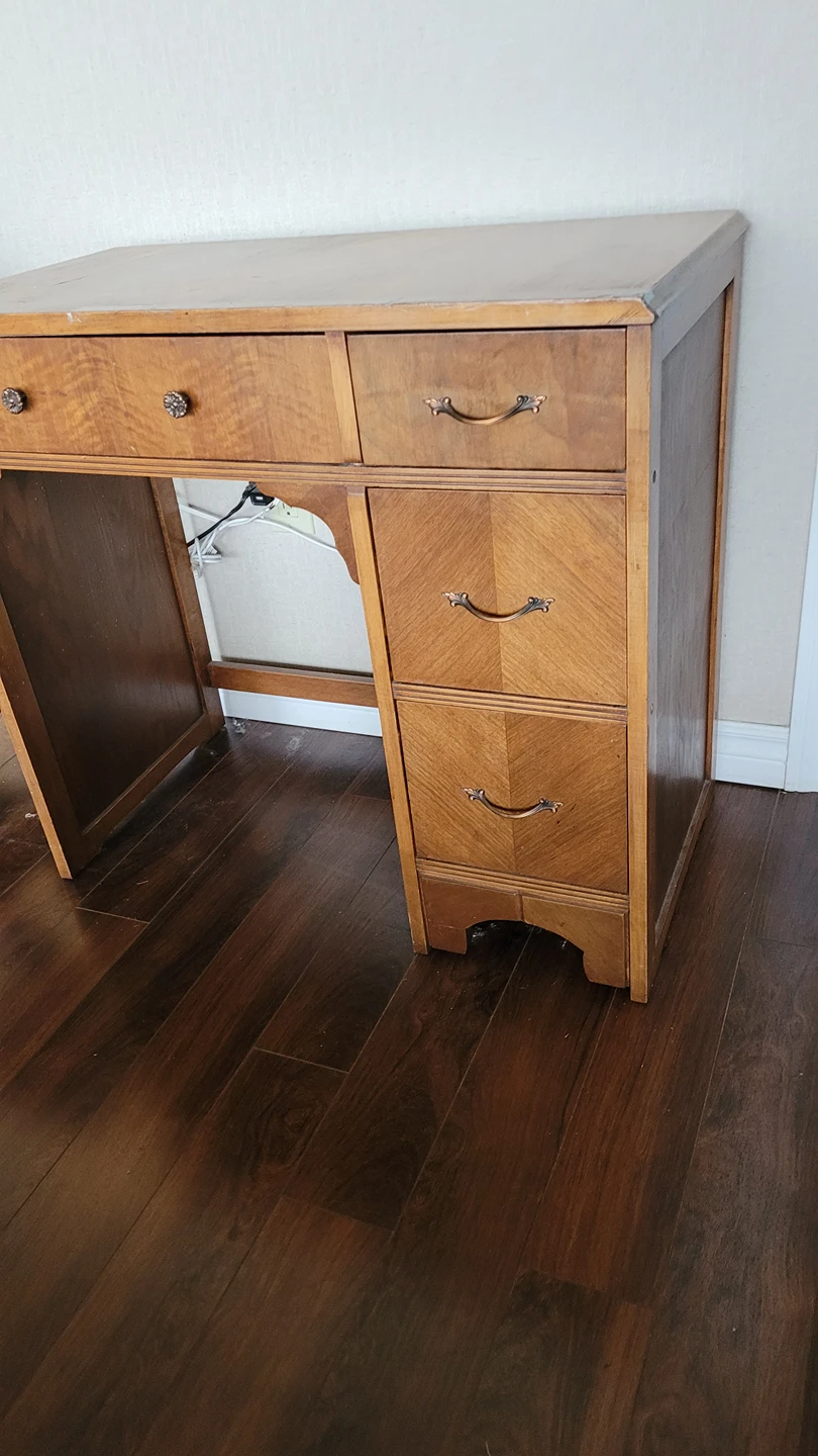 Antique wooden desk image indicator(4)