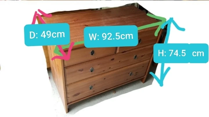 IKEA 4 - Drawer Dresser for $80 image indicator(2)