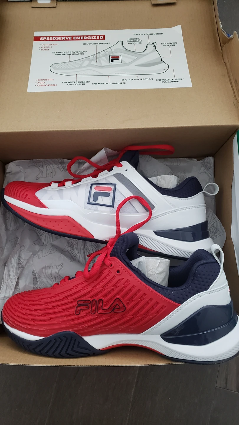 Brand New FILA Mens Speedserve Tennis Shoes