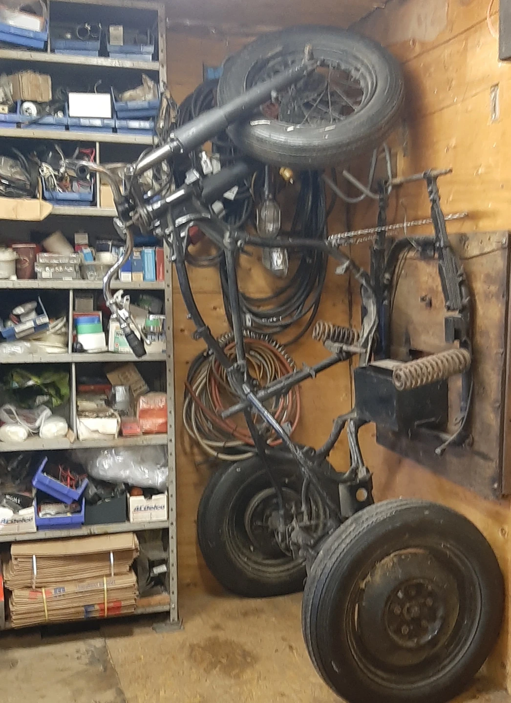 1966 Harley servicar. " police special" trike