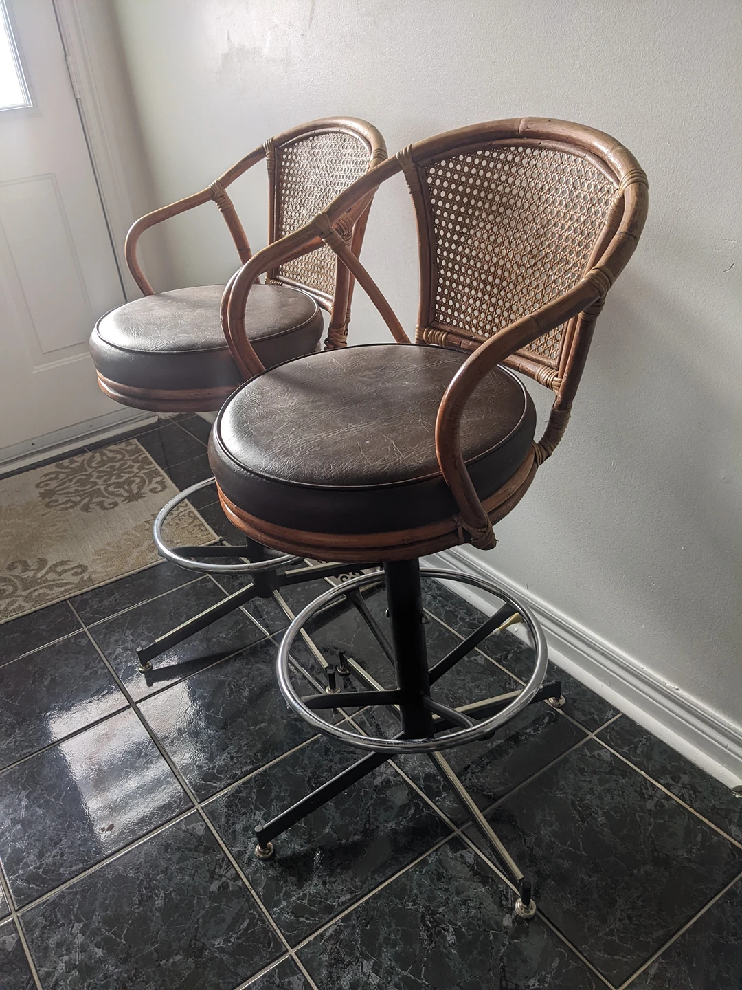 Wooden bar stools /Chairs 2 for $60 - photo 4