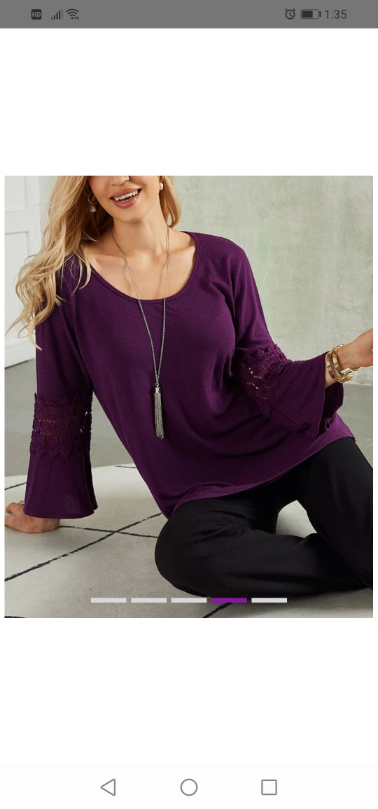 NEW SUMMER DEAL
NEW XL PURPLE TUNIC WOMAN thumbnail