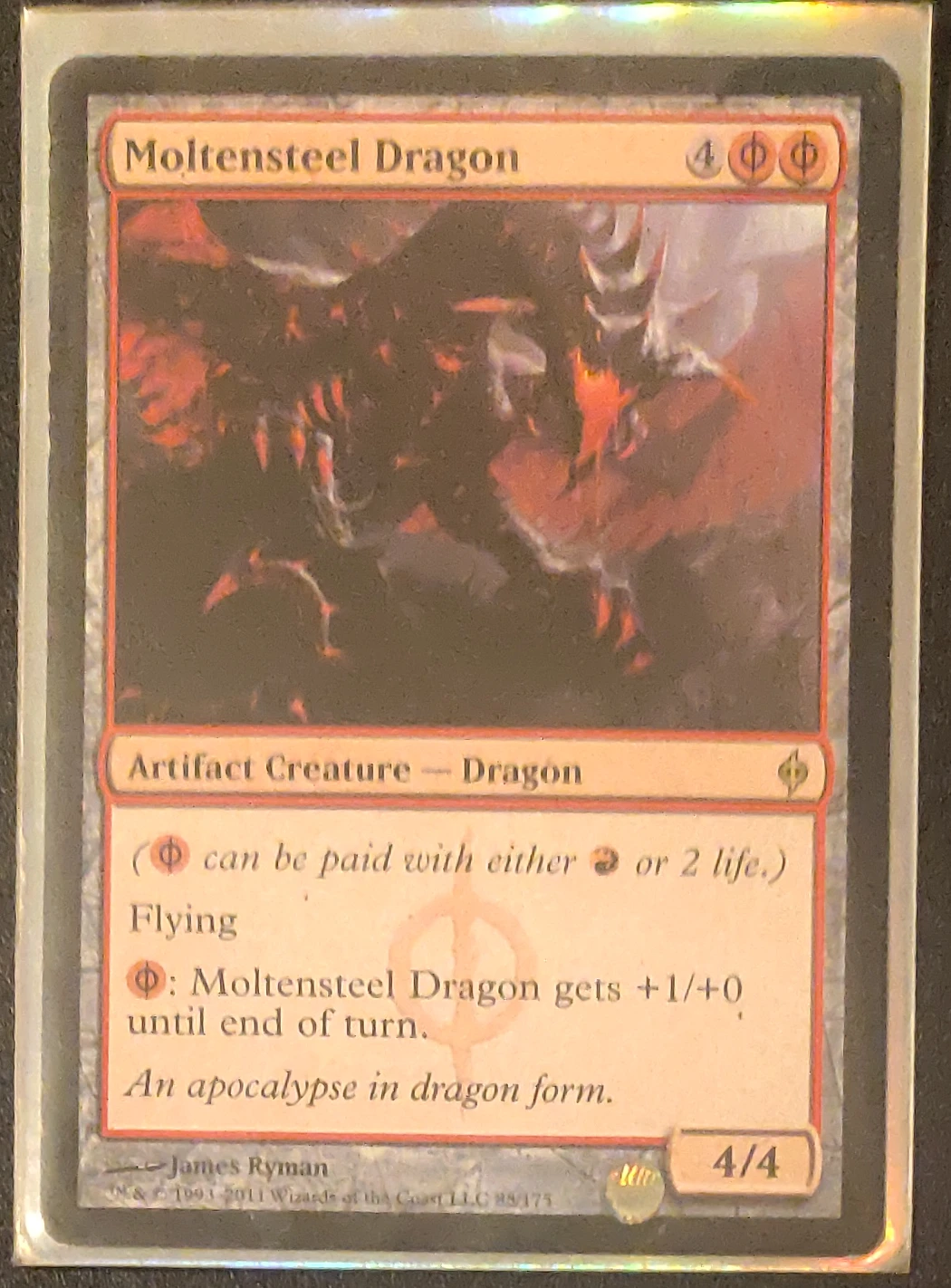 Magic the Gathering SP ( Moltensteel Dragon ) image indicator(2)