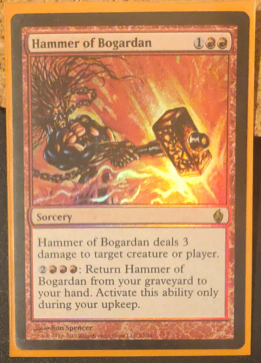 Magic the Gathering SP Foil ( Hammer of Bogardan )