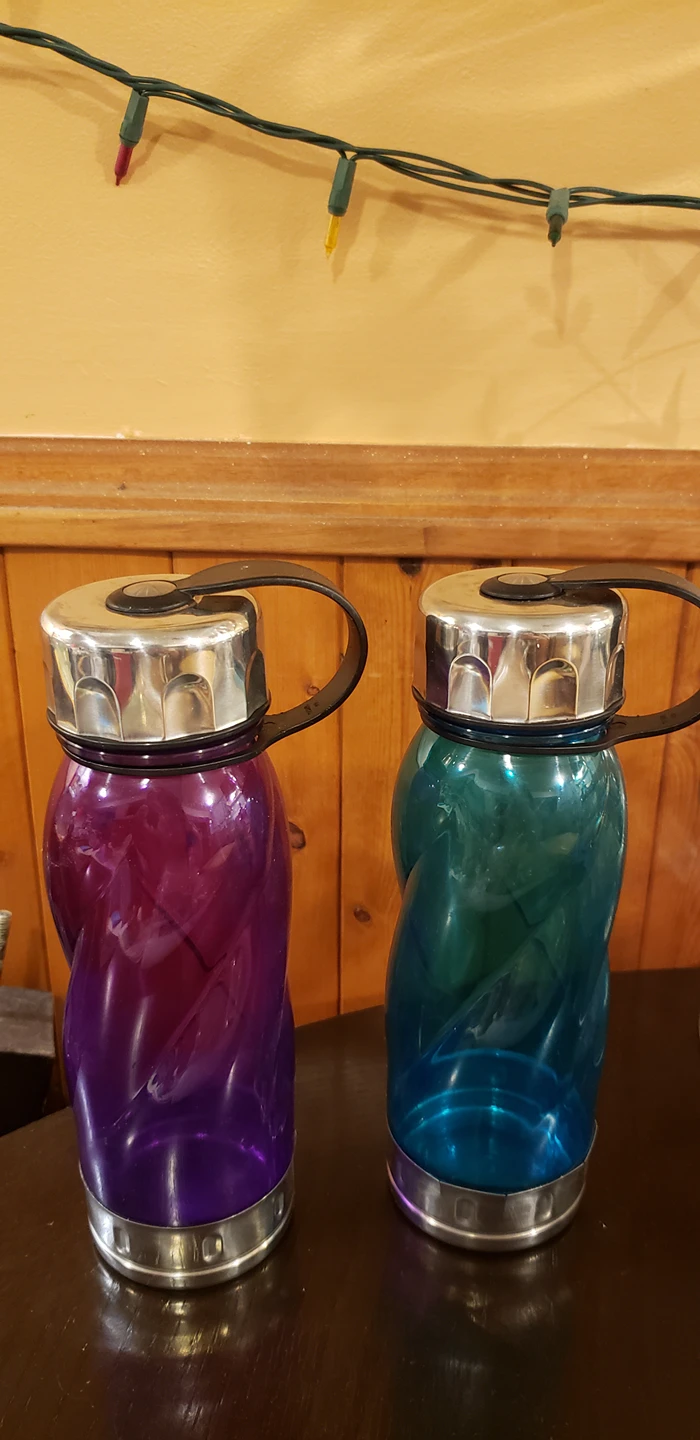 Blue & Purple Water Bottles