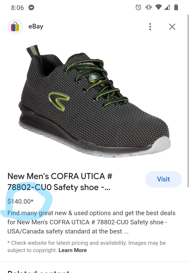 brand new safety shoes - photo 3
