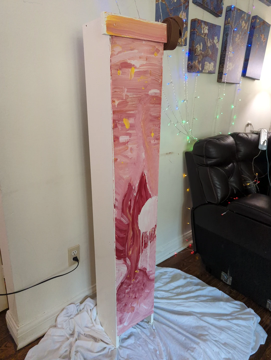 🌈 art project / umbrella hooks /Taikwando belts! #freecycle image indicator(2)