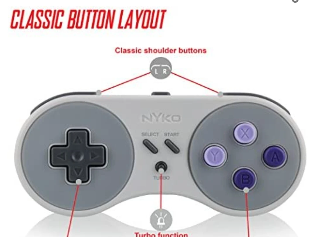 Nyko Super Miniboss Wireless Controller SNES