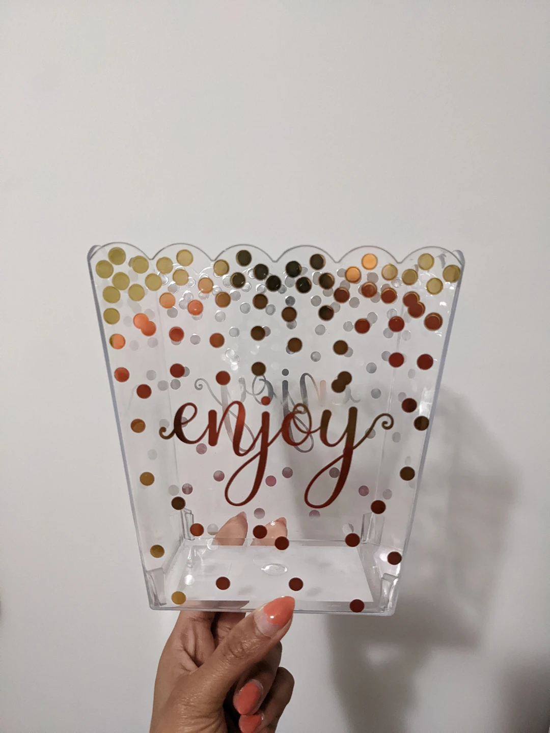 gold sparkle storage bin thumbnail