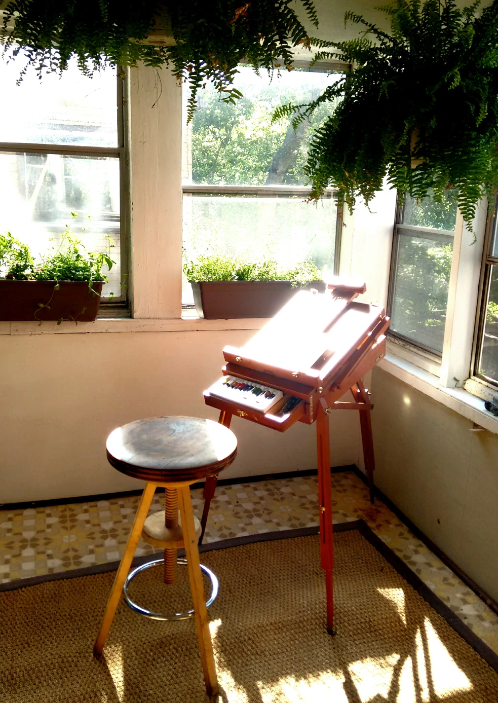 French Portable Adjustable Easle for artists 🎨 image indicator(5)