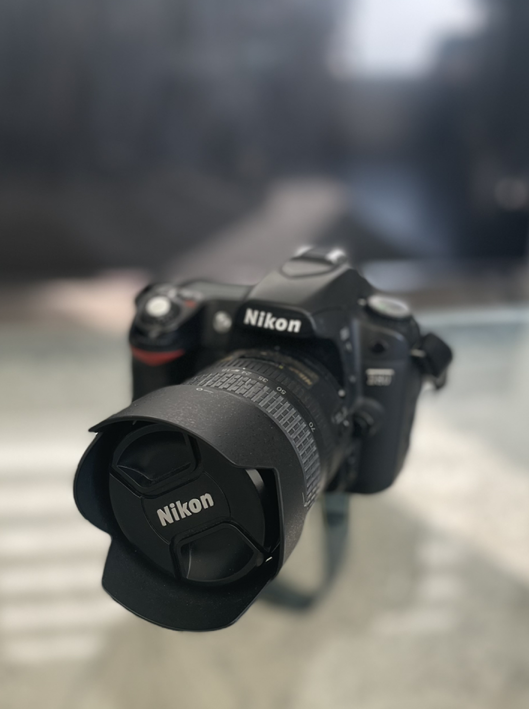 Nikon D80 – including extra lens, battery, and bag