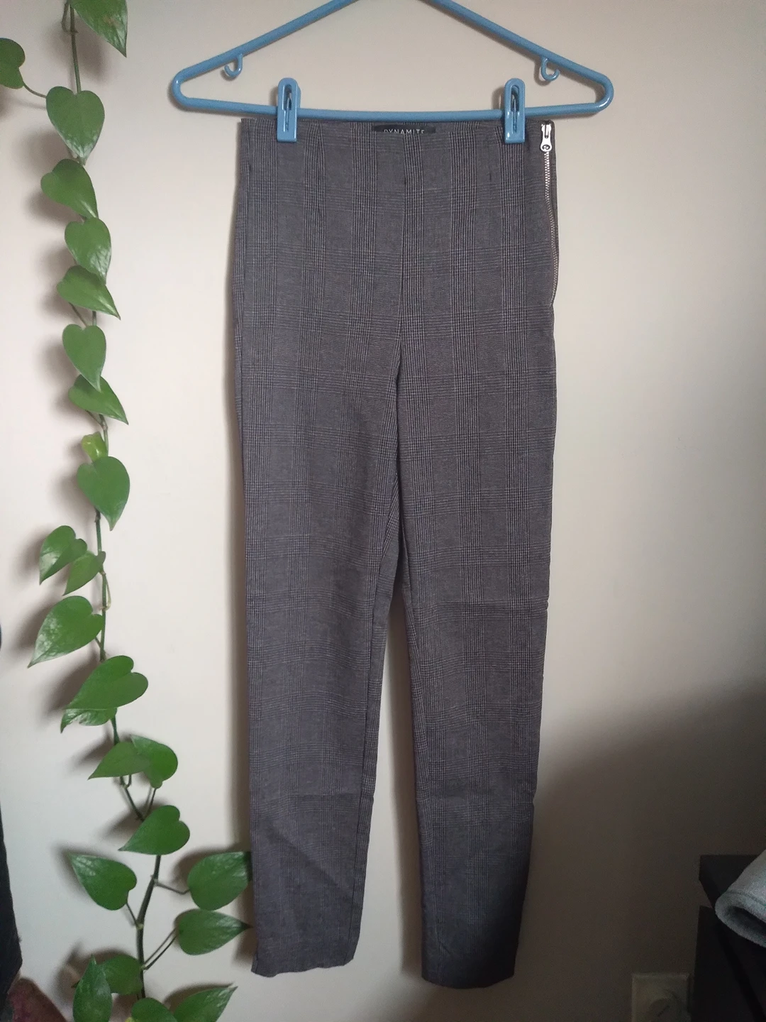 Grey Polyester Pants from Dynamite x-small thumbnail