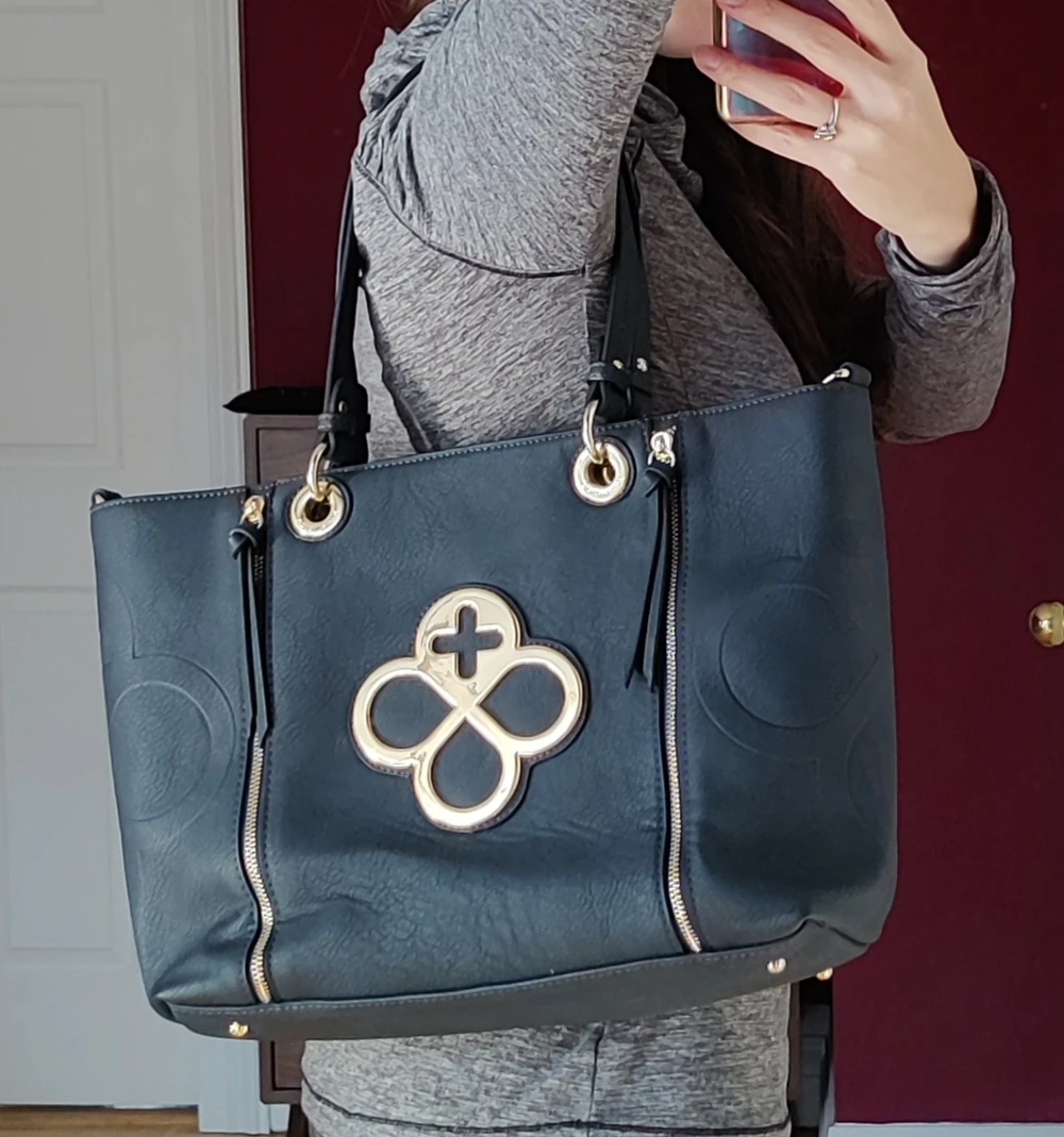 Blue tote bag - photo 4