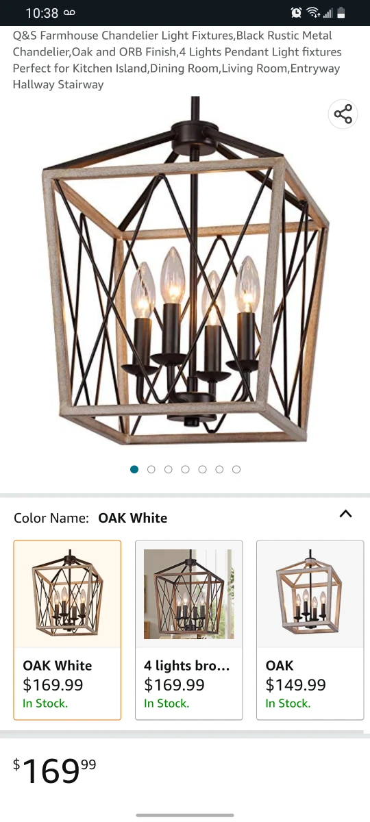 farm style chandelier - photo 2