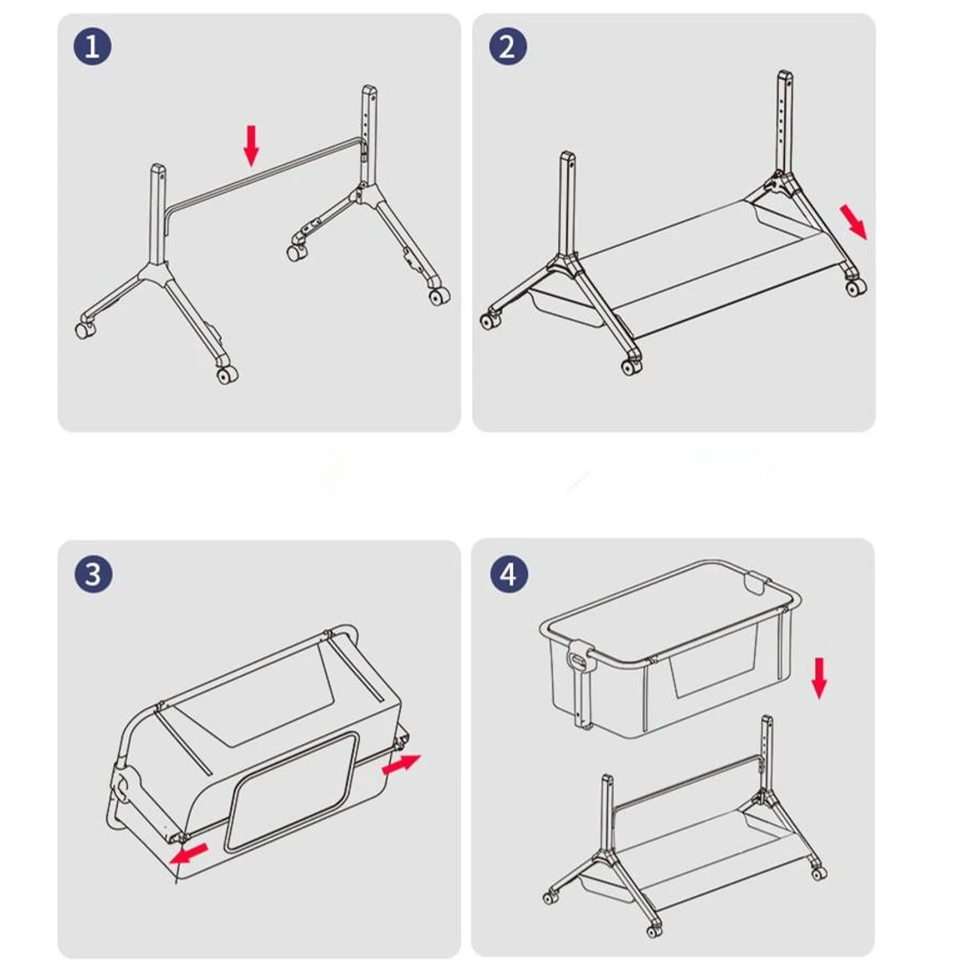 Portable crib/baby bassinet image indicator(5)