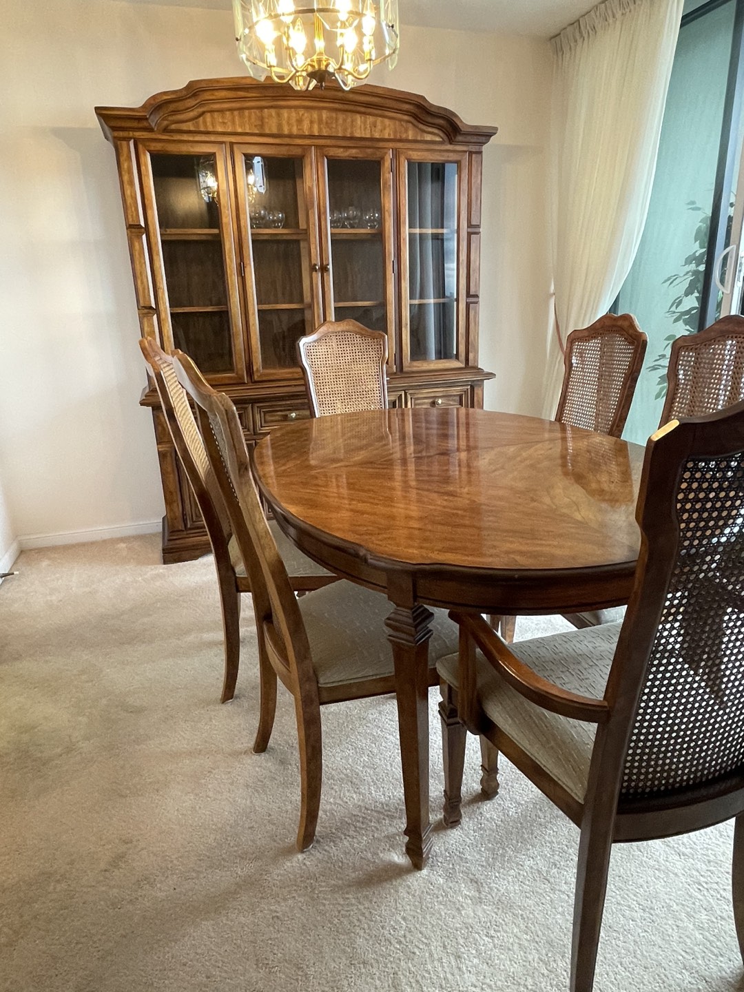 Dining Set ,or Dining Table ,6 Dining Chairs,China Cabinet image indicator(8)