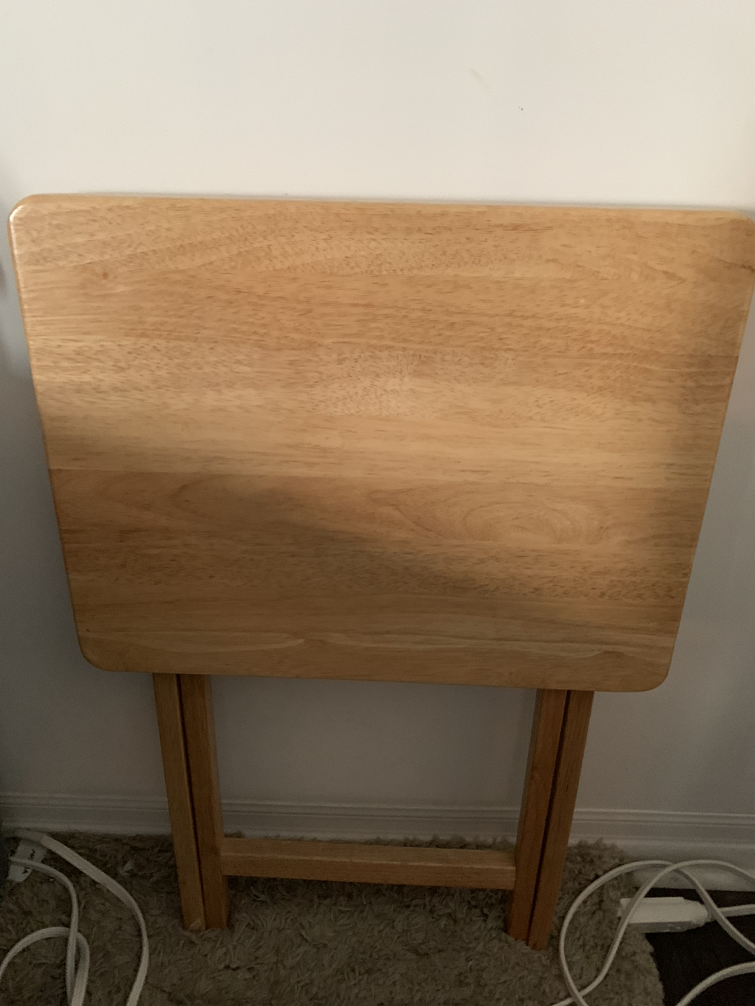 Wooden TV Dinner Foldable Tables - photo 2