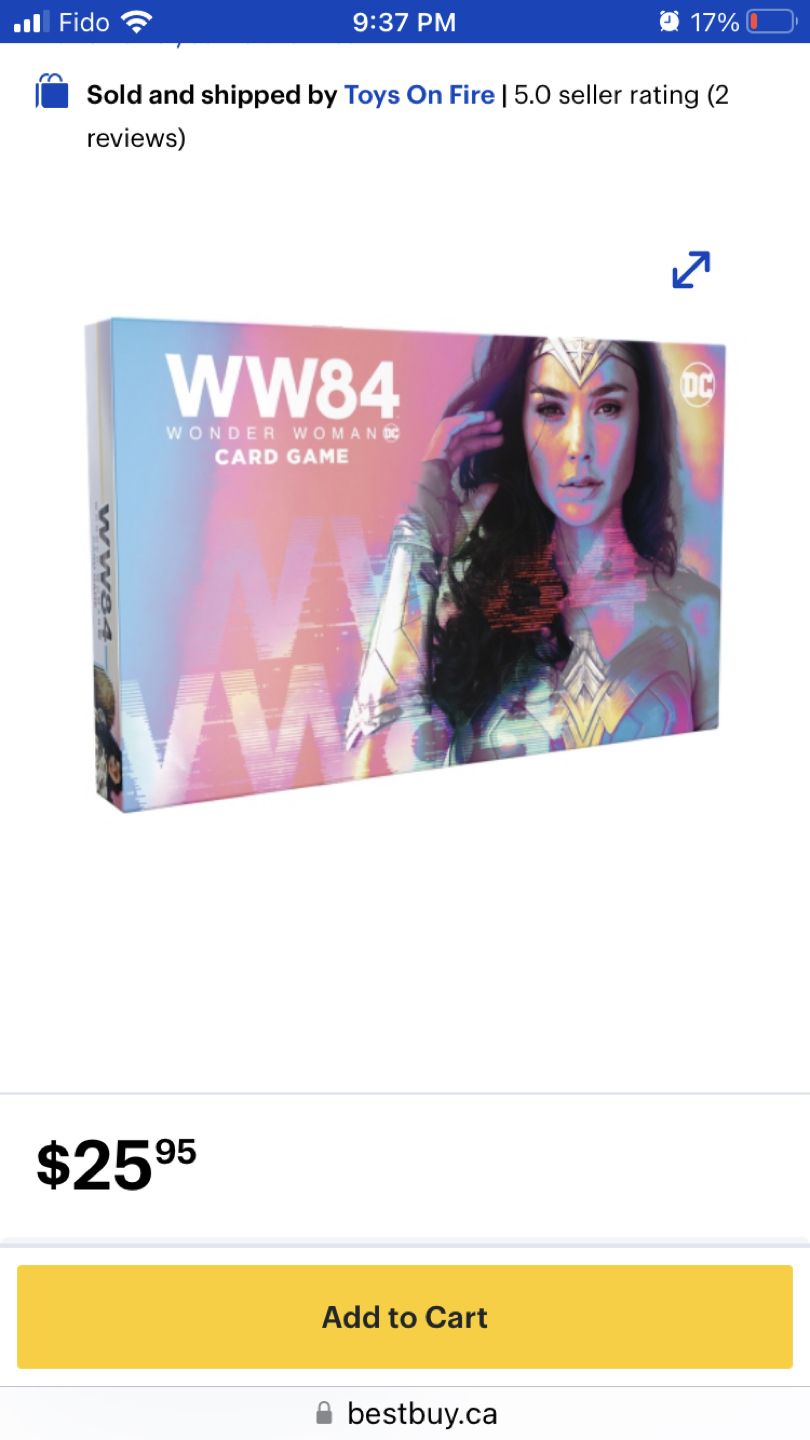 Brand new Wonder Woman 1984 card game ⚽️ image indicator(3)