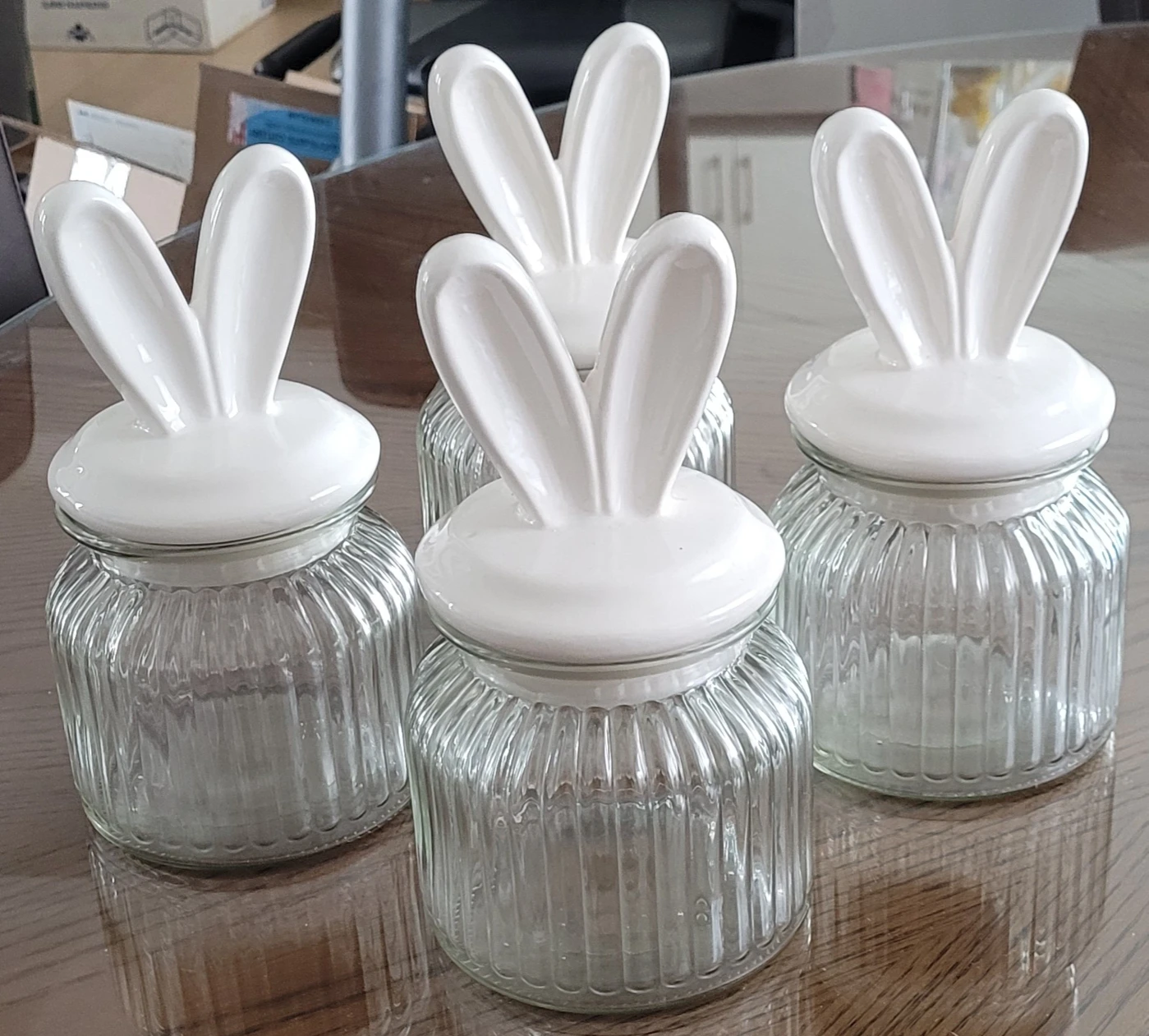 Bunny candy/cookie jars thumbnail