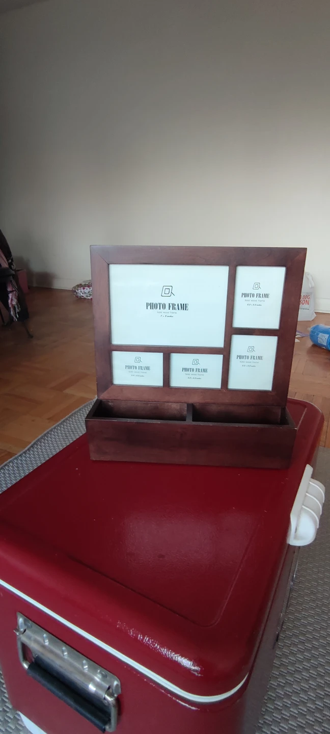 MUST GO TODAY or TOMORROW!!! Wall frame w/ key & mail slots. thumbnail