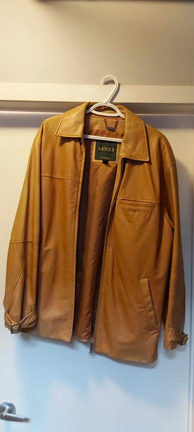 men's leather jacket