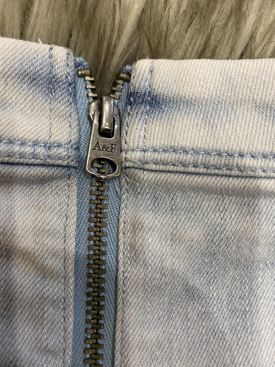 Abercrombie and Fitch Denim Skirt image indicator(7)