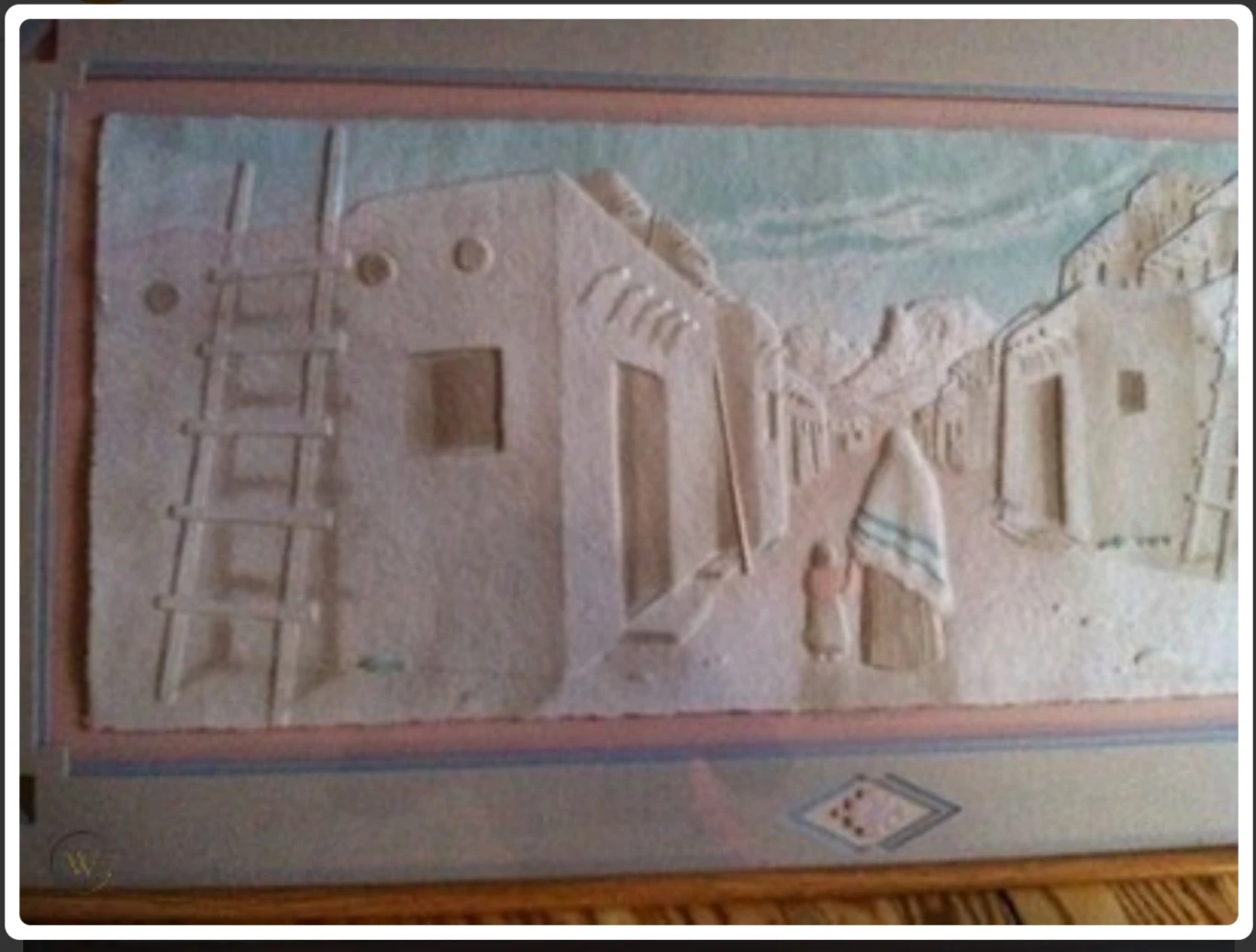 WESLEY "WESS" SMITH SIGNED LARGE SIZE PAPER CAST ~ ADOBE TRAIL - photo 2
