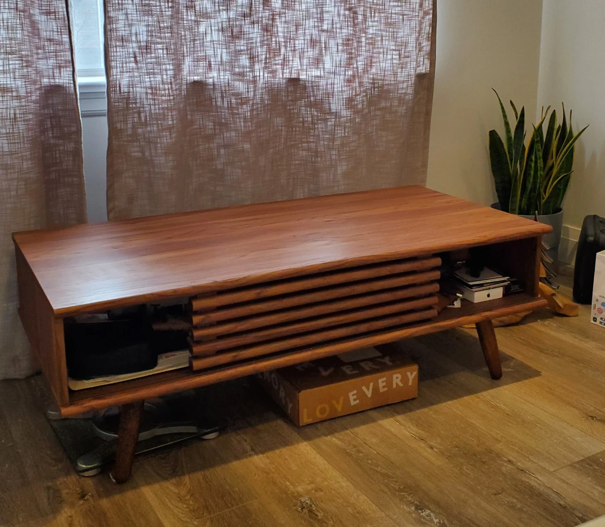 Coffee table - Structube HANEDA (47"W) Walnut - photo 2