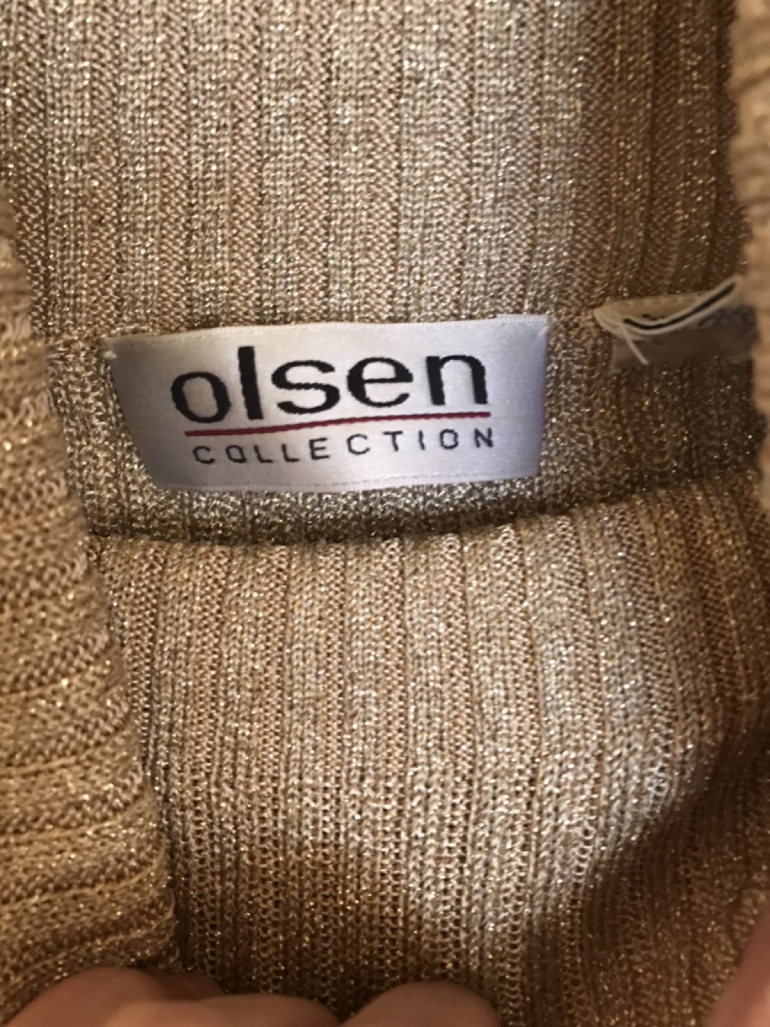 Sparkly Gold Turtleneck - Dress Up or Down image indicator(2)