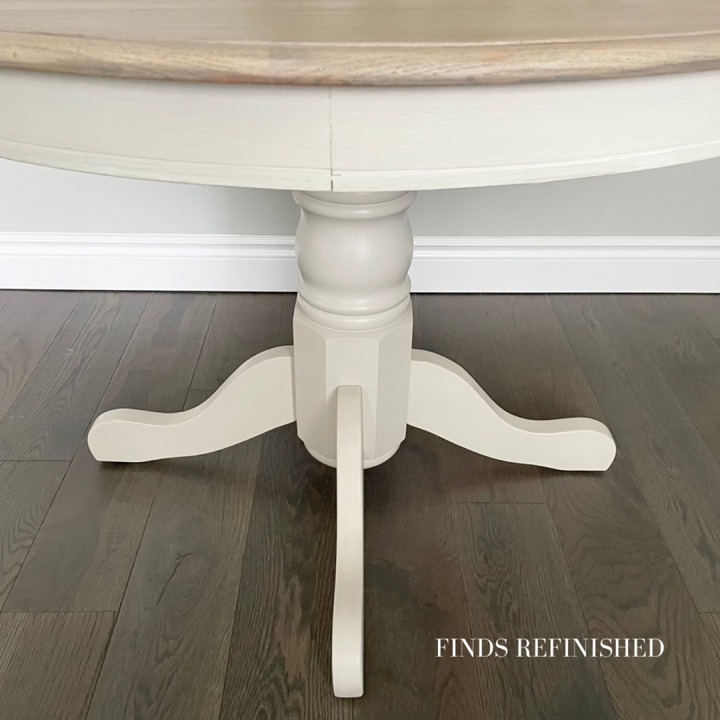 Refinished Round Table - photo 3