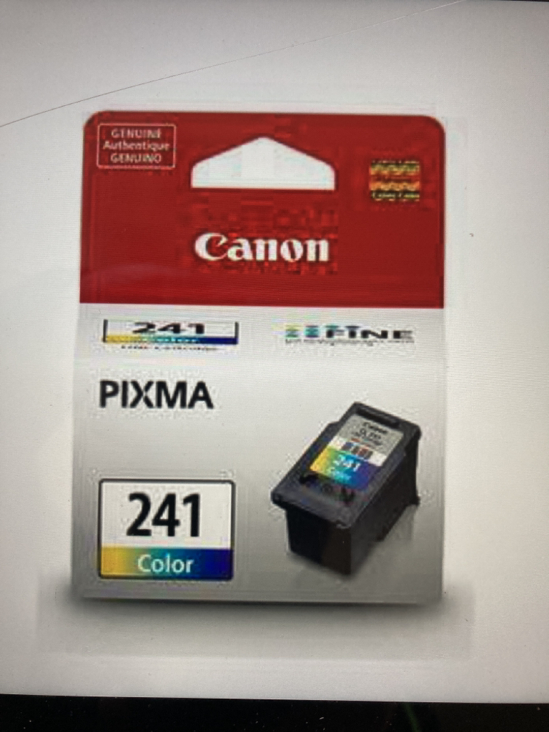 Cannon Pixma fine 241 colour cartridge thumbnail