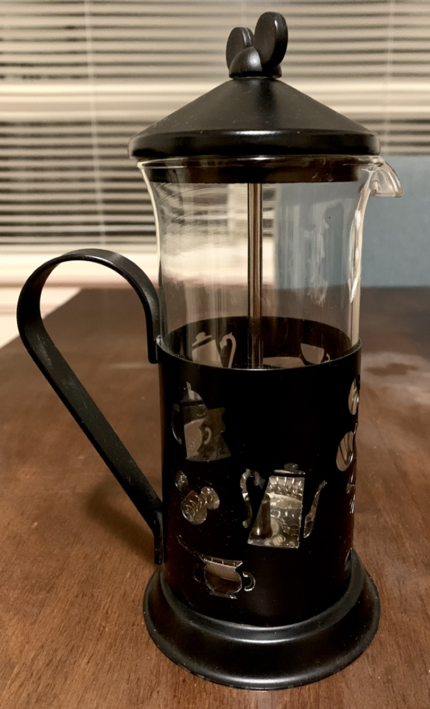 Disney Mickey Mouse French Press Coffee Maker
