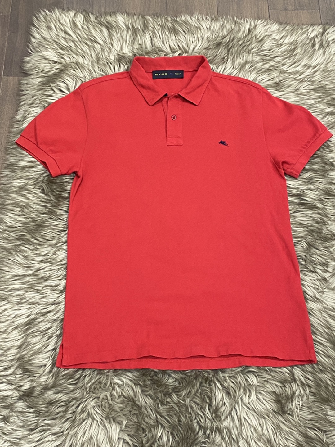 Etro Men Cotton Polo Size M thumbnail
