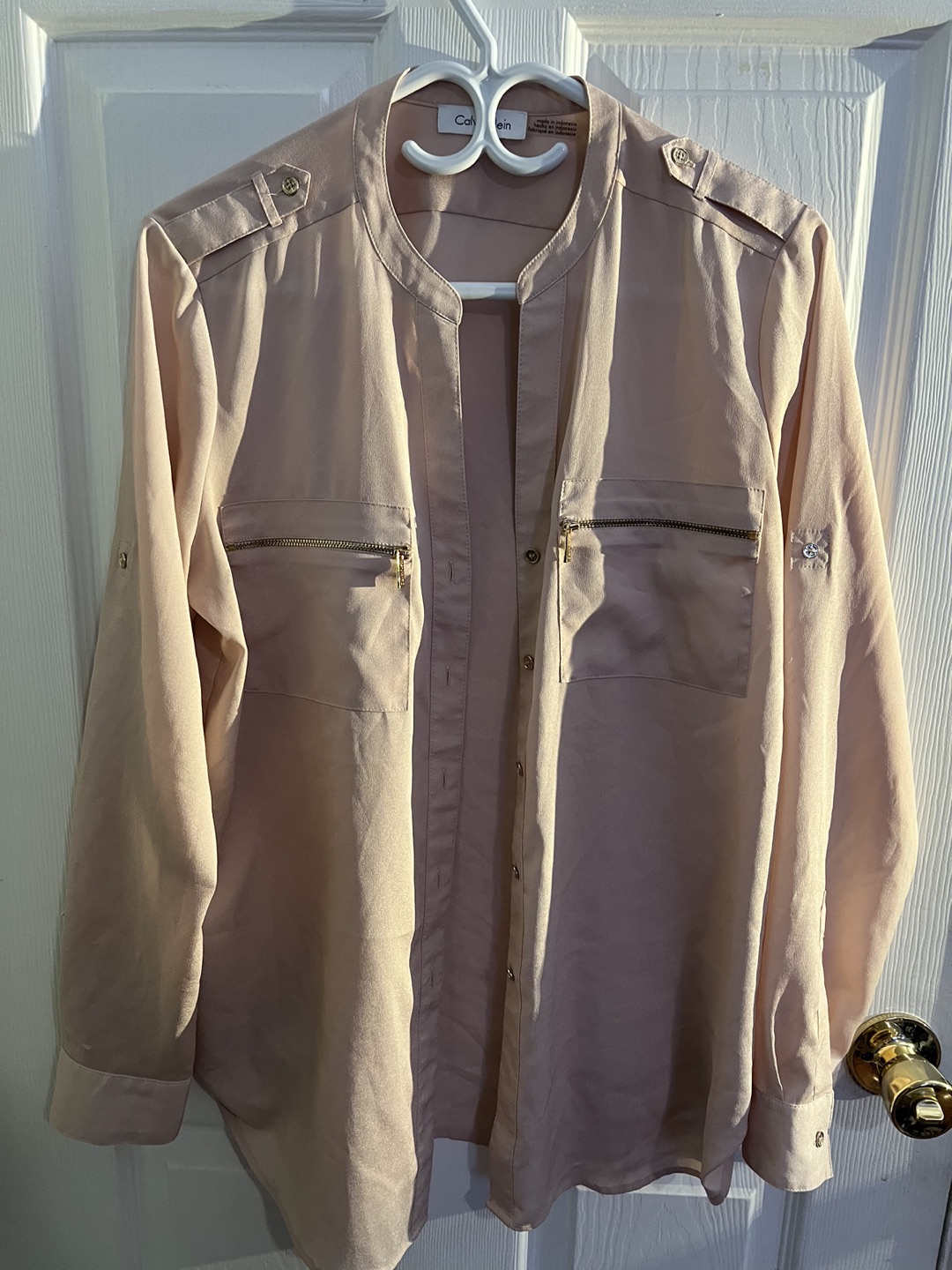 Longsleeve / Calvin Klein / Cream /