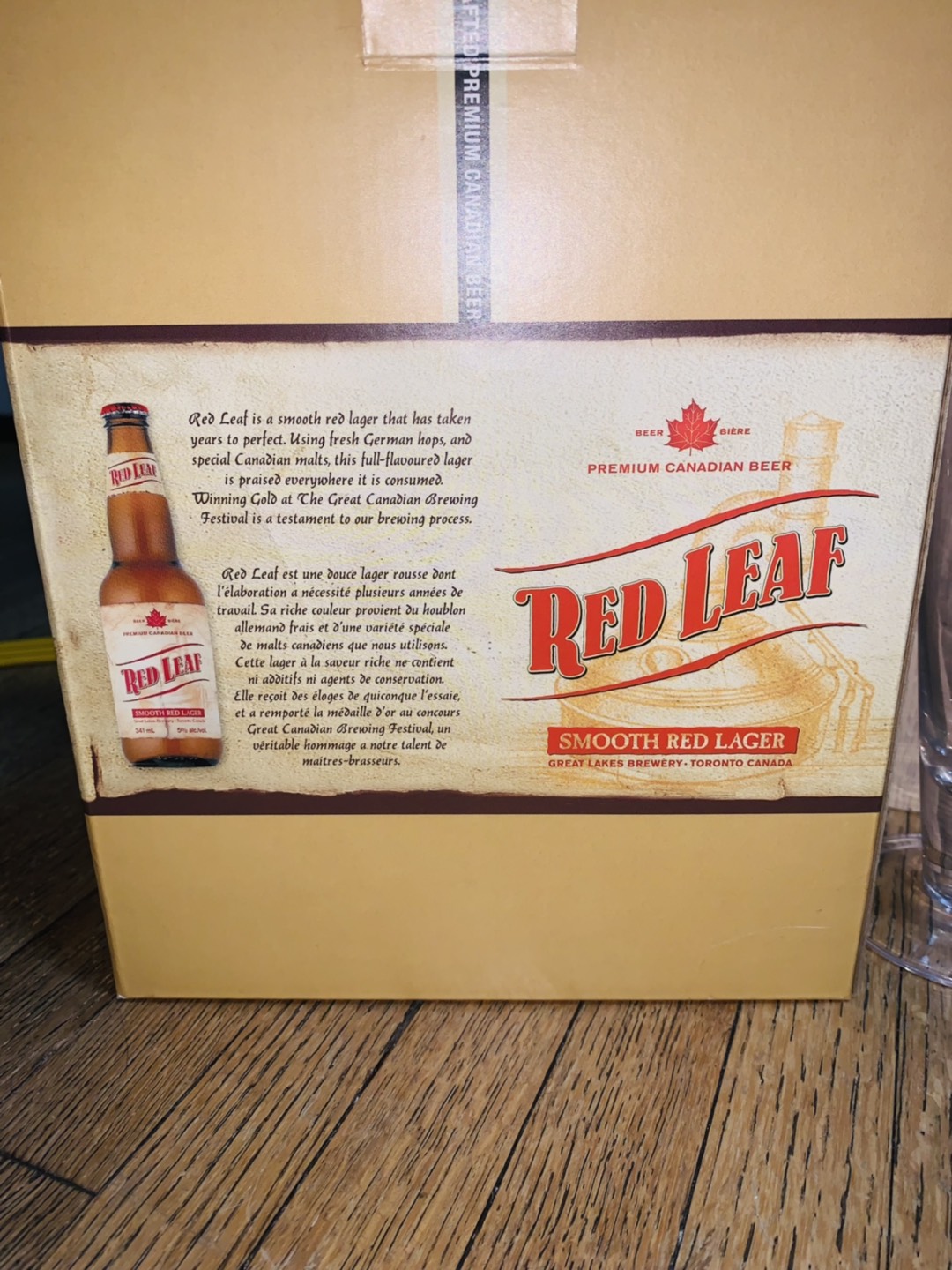 2 Red Leaf 🍁 beer glasses🍻 #GIFT SET image indicator(2)