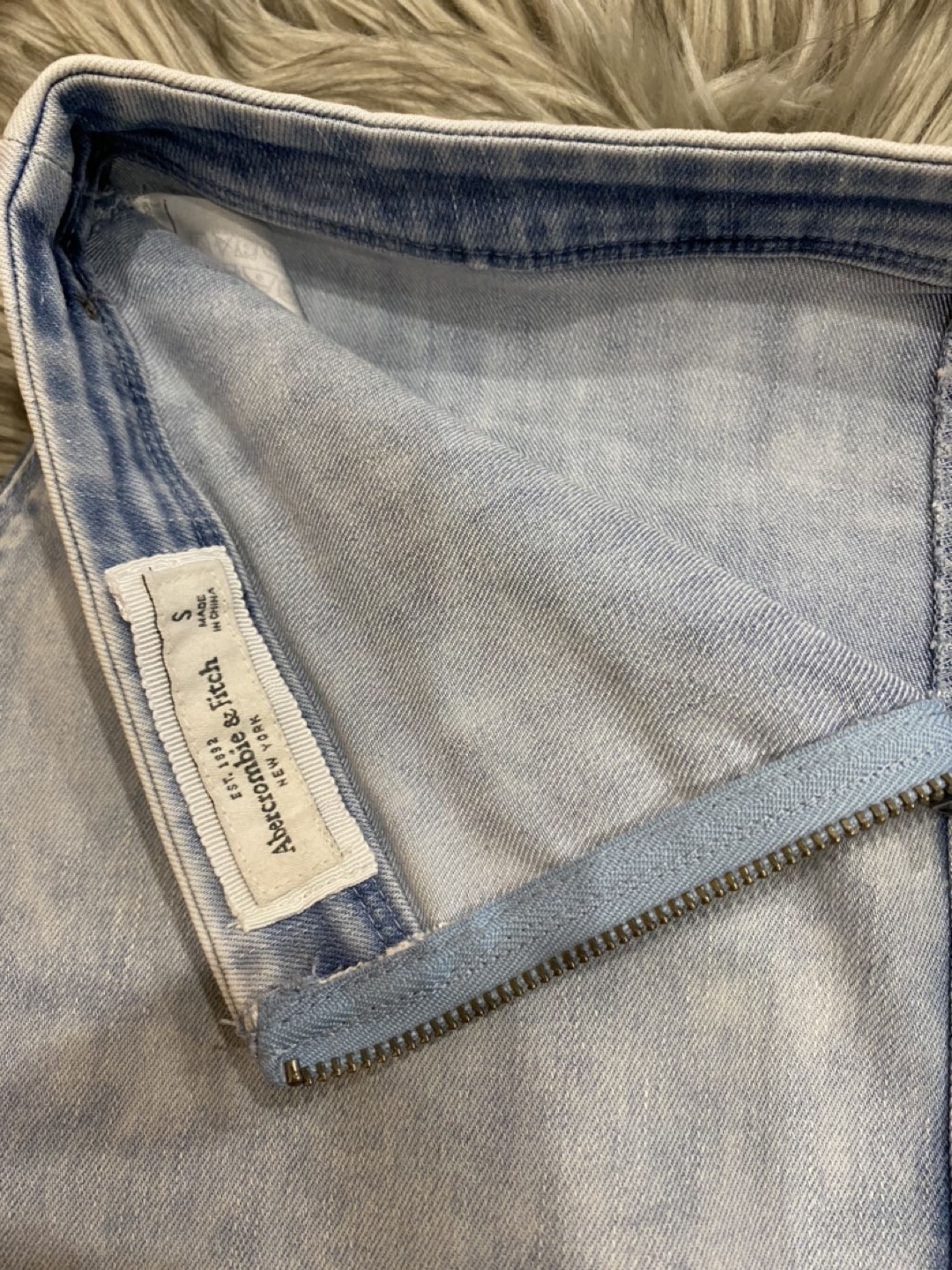 Abercrombie and Fitch Denim Skirt image indicator(6)