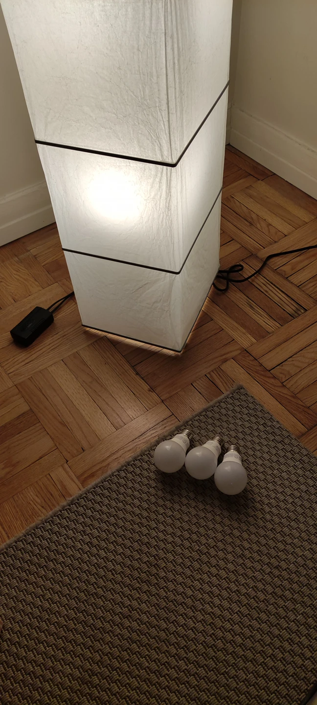 MUST GO TODAY or TOMORROW!!! IKEA light w/ extra light bulbs!!! image indicator(2)