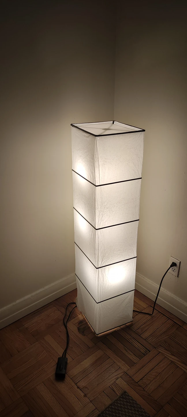 MUST GO TODAY or TOMORROW!!! IKEA light w/ extra light bulbs!!! thumbnail