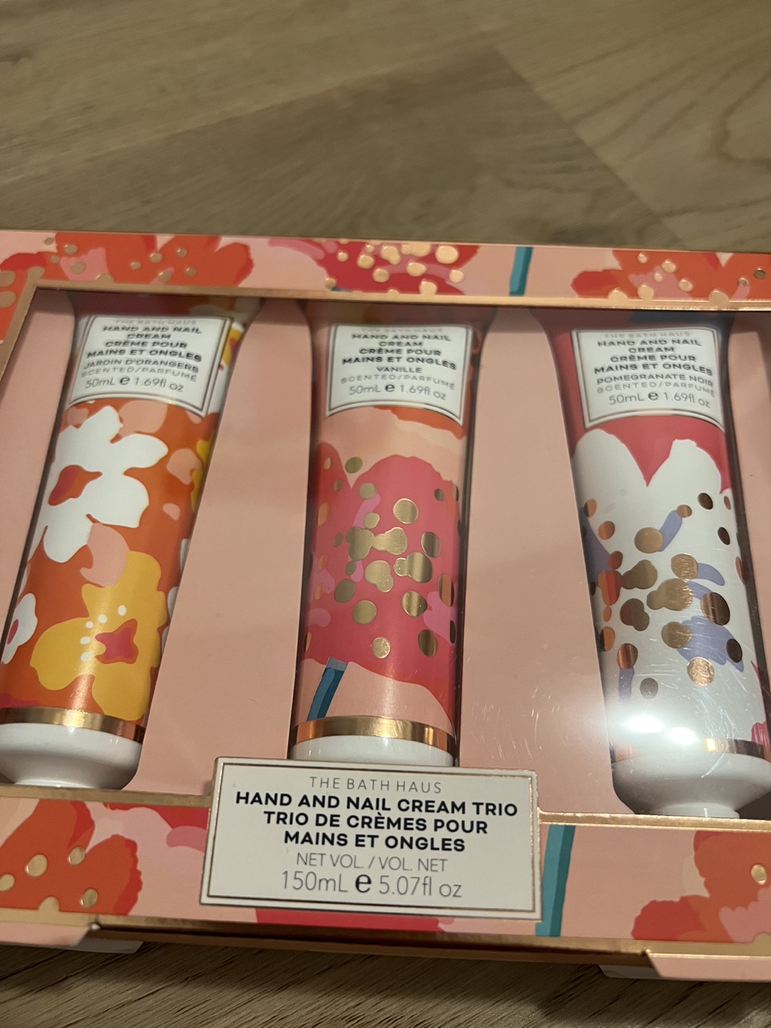 New Set of Hand and Nail Cream Trio