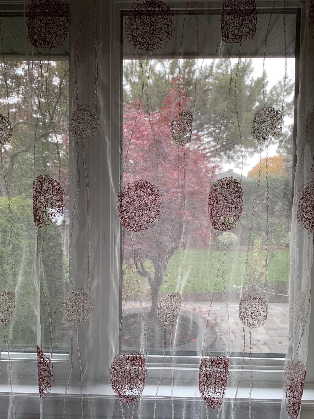 Sheer Curtains-2 Pairs #freecycle - photo 3